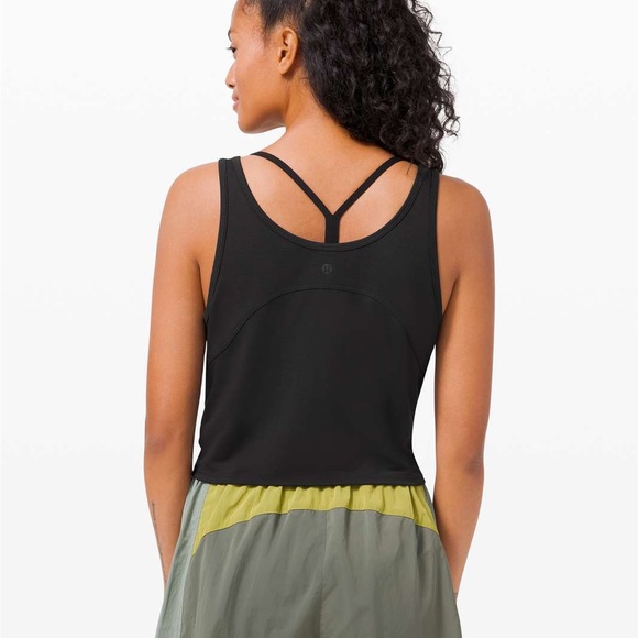 Lululemon Henley Cropped Tank Top - Picture 2 of 6